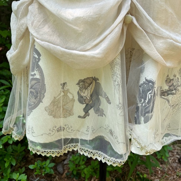 Secret Honey Disney Belle Yellow dress Dance Beauty and the Beast Cosplay Tagged - Picture 4 of 14